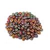 0.18oz Matubo Superduo 2-Hole Czech Pressed Glass Beads 2.5 x 5 mm, Matte Metallic Bronze view 1