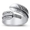 Sterling Silver Feather Quill Pen Design Ring Size 12 view 1