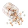 Pandahall 200pcs Flat Round Mosaic Tiles for Crafts Opaque Glass Cabochon Round Dome Flat 11.5-12.5mm for Jewelry Making Setting Bezel Tray Pendants view 1