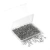 1000 Pcs 8mm Open Jump Rings Rhodium Plated Jump Rings for Jewelry Making Iron Made Single Ring Bulk for DIY Craft Earring Necklace Bracelet Pendant Choker Jewelry Making Finding view 1