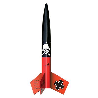 Estes 9721 Der Big Red Max Pro Series II Rocket-Building Kit, Advanced Flying-Rocket-Model Kit for Ages 18+