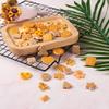 FASHEWELRY 10Pcs Christmas Theme Resin Leaf Charms Ornaments Flatback Biscuits Slime Charms Cookies Embellishments for Scrapbooking Craft Making view 3