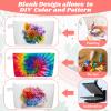40 Pcs Blank Canvas Bag Sublimation Cosmetic Canvas Pouch (5 x 9 x 1.8 Inches) view 3