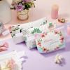 40 Pcs Blank Canvas Bag Sublimation Cosmetic Canvas Pouch (5 x 9 x 1.8 Inches) view 4