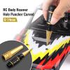 RC Body Reamer 0-14mm Hole Puncher Curved & Straight Scissors RC Car Tools Lexan Body Mounting Combo Set (3-Pack) view 3