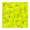 24 pcs Neon Czech Glass Beads with UV Effect 6 mm, Yellow view 1