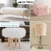 Ice Fabrics Craft Faux Fur Fabric Pre Cut Rolls - 4"x60" Fur Ribbon Mohair Fabric Strips - Super Soft and Fuzzy - Perfect for Crafts, Costumes & Decoration - Yellow - 4x60 view 3