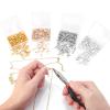 100 Pieces 12x6mm Rhodium Lobster Clasp Set Lobster Claw Clasps for Jewelry Making and Bracelets for DIY Craft Earring Necklace Bracelet Pendant Choker Jewelry Making Findings and Key Chain view 4