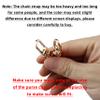 HEEHEE 15.7" (40cm) Purse Chain Strap, Sturdy Flat Iron Replacement Chain with Buckles, Comfortable Shoulder Crossbody Strap for Handbags, Upscale Color Gold Tone, 1 PCS view 3
