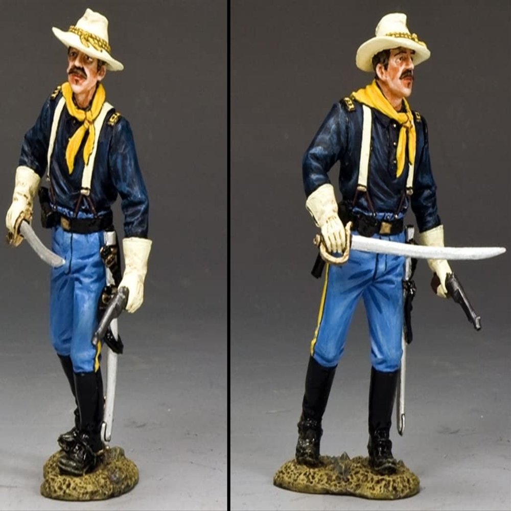 King & Country John Ford Series KX019 John Wayne U.S. Cavalry Captain York 1:30 Scale Pewter