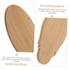 2pcs Blank Plaques for DIY Crafts Unfinished Rustic Signs for Home Decoration Hanging Boards for Creative Projects and Designs view 4