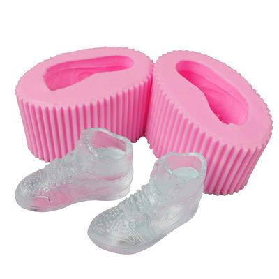ZQWE Candle Mold 3D Kid Shoe Sneaker Chocolate Mold DIY Aromatherapy Mould for Handmade Plaster Craft Soap Making Home Decorating Ornaments