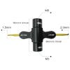 HOPLEX Multifunctional Quick Release Wrench Tool M5 M3 Wrench 1.5mm/2mm screwdriver with Built in One Way Bearing Tool for RC Drone FPV Racing view 2