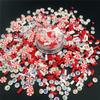 2ozs /Pack Christmas Red Candy Mixes Slices Supplies Polymer Soft Clay DIY Decoration for Resin Nail Art Slime Kit DIY Cake Dessert Simulation Food Craft Making XRT-W06 view 4