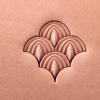 DandS ltd Leather Stamp Tool, Dragon Scale, Professional Steel Craft Tool for Leatherworking, Embossing, Carving & Stamping Leather Projects, Belts, Wallets & DIY Projects Compatible with Mallet #510 view 3