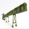 ModelCollect UA72033 1/72 German Army V1 Flying Bomb & Catapult Launcher, Plastic Model, Molded Color view 3