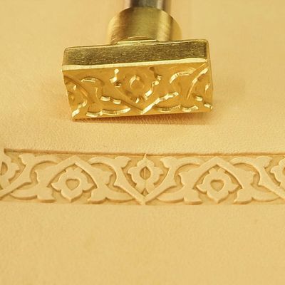 DandS ltd Leather Stamp Tool, Ornamental, Professional Steel Craft Tool for Leatherworking, Embossing, Carving & Stamping Leather Projects, Belts, Wallets & DIY Projects Compatible with Mallet #536