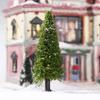 Veemoon 15Pcs 6/8/ 10 CM Mini Christmas Trees Miniature Pine Trees with Wood Base for Miniature Scene Christmas Decoration DIY Green Scenery Landscape view 4