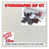 Hydrographic Dip Kit Gold Carbon Fiber 7 16oz dip demon Hydro dip Dipping view 1