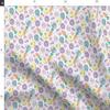 Spoonflower Fabric - Small Scale Easter Donuts Coffee Purple Stripes Spring Bunny Rabbit Printed on Minky Fabric by The Yard - Sewing Baby Blankets Quilt Backing Plush view 2
