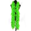 wanruida 2 Yards 90g Fruit Green Turkey Feathers Chandelle Boa,Dancing Wedding Crafting Party Dress Up Halloween Decoratio view 1