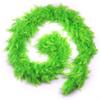 wanruida 2 Yards 90g Fruit Green Turkey Feathers Chandelle Boa,Dancing Wedding Crafting Party Dress Up Halloween Decoratio view 3