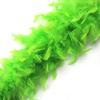 wanruida 2 Yards 90g Fruit Green Turkey Feathers Chandelle Boa,Dancing Wedding Crafting Party Dress Up Halloween Decoratio view 4