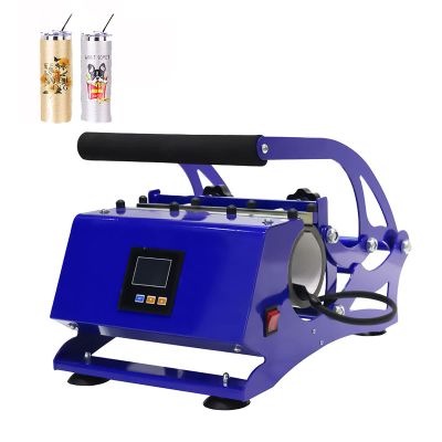 WANYE Mug Heat Press for 15oz 20oz 30oz Mug Heat Press Machine Cup Heat Transfer Sublimation Multicolor for Transferring Pictures On Mugs, Ceramic Cup and Bottle Blue- 30oz