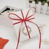 UnionJoy 1/8 inch Red Satin Ribbon 100 Yards Solid Double Face Ribbons for Gift Wrapping Hair Craft Party Decoration Flower Bouquet Wedding Baby Shower Decoration view 4