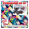 Hydrographic Dip Kit Paint Splatter #7 16oz dip demon Hydro dip Dipping view 1