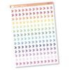 Arrow Icon Planner Stickers, Fast Forward Arrow Planner Labels, Color Print Planning Stickers (I-097-R) view 1