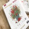 December Bouquet Gold Cross Stitch Kit by Luca-S view 2