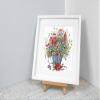December Bouquet Gold Cross Stitch Kit by Luca-S view 3