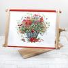 December Bouquet Gold Cross Stitch Kit by Luca-S view 4