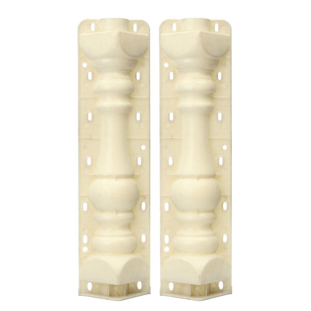 EVENVEN Concrete Mold 2Pcs 60cm Balustrades Molds, DIY Mould for Concrete Plaster Cement Garden Decor