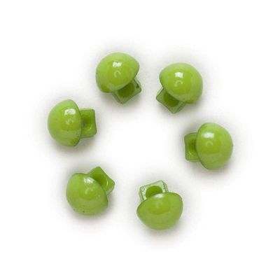 100pcs 5mm Mini Candy Multicolor Single Color Optional 2 Hole Round Shank Resin Buttons Sewing Scrapbooking DIY (Color : Green)
