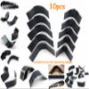 20pcs Leather Craft Bag Edge Shallow Circle Round Corner Cutter Mold Punch Tool Set Universal view 3