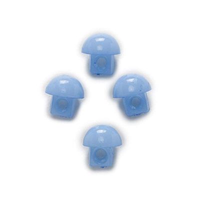 100pcs 5mm Mini Candy Multicolor Single Color Optional 2 Hole Round Shank Resin Buttons Sewing Scrapbooking DIY (Color : Blue)