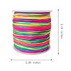Xiezyu 0.8mm Nylon Cord Thread Beading String for Macrame Bracelets Chinese Knotting,Necklaces,Pendant,Jewelry Making 109 Yards (Rainbow) view 4