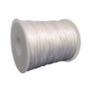 Xiezyu 2.0 mm Nylon Satin Cord Thread Beading String for Macrame Bracelets Chinese Knotting,Necklaces,Jewelry Making 109 Yards (White) view 2
