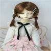 Doll wigs JD509 1/3 1/4 1/6 Short Brown Braids Synthetic mohair BJD doll wigs (Brown Blend Ginger, 7-8inch) view 4