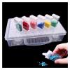 HANRUO 28/56/64 Gird Diamond Painting Box Storage Tool Accessories Bead Container (Color : CH 256 Girds) view 1