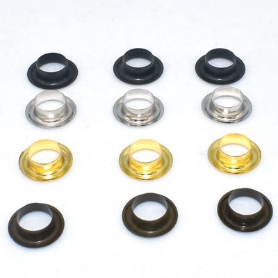 Tiny Grommets Holster Eyelets 100 Pcs 10mm Eyelets with Washers for Shoes, Bead Cores,Tags Clothes, Leather Craft Projects (Gold)