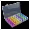 HANRUO Diamond Jewelry Box Rhinestone Embroidery Crystal Bead Storage Box Accessories Container (Color : 28 Girds T) view 3