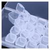HANRUO Diamond Jewelry Box Rhinestone Embroidery Crystal Bead Storage Box Accessories Container (Color : 28 Girds T) view 4