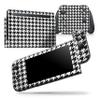 Design Skinz - Compatible with Nintendo Switch OLED Dock Only - Skin Decal Protective Scratch-Resistant Removable Vinyl Wrap Cover - Black and White Houndstooth Pattern view 1