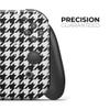 Design Skinz - Compatible with Nintendo Switch OLED Dock Only - Skin Decal Protective Scratch-Resistant Removable Vinyl Wrap Cover - Black and White Houndstooth Pattern view 3