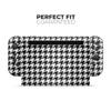 Design Skinz - Compatible with Nintendo Switch OLED Dock Only - Skin Decal Protective Scratch-Resistant Removable Vinyl Wrap Cover - Black and White Houndstooth Pattern view 4