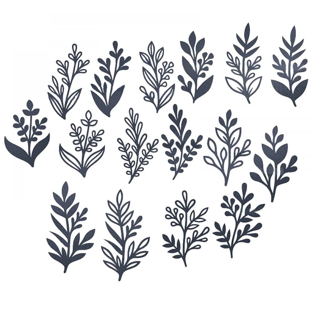CYFUN DESIGN Leaves Dies for Card Making Leaf Metal Cutting Dies for DIY Scrapbooking Paper Crafting Arts Supplies Metal Die Cuts Punch Template Moulds Arts Crafts Scrapbook Photo Album Decor
