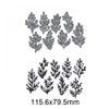 CYFUN DESIGN Leaves Dies for Card Making Leaf Metal Cutting Dies for DIY Scrapbooking Paper Crafting Arts Supplies Metal Die Cuts Punch Template Moulds Arts Crafts Scrapbook Photo Album Decor view 3